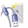 Baseus Crystal Shine USB - Lightning kábel, 2,4A, 1.2m, lila