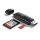 Ugreen CM304 USB-A + USB-C adapter SD + microSD kártyaolvasó, fekete