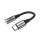 Ugreen USB-C audio adapter 3,5 mm jack, fekete-ezüst