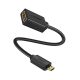 Ugreen 20134 Micro HDMI-HDMI adapter, 20cm, fekete