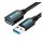 Vention Hosszabbító kábel, USB-A 3.0 A M-F USB-A A 0.5mm, fekete-kék