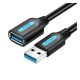 Vention Hosszabbító kábel, USB-A 3.0 A M-F USB-A A 0.5mm, fekete-kék