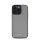 DKNY PU Leather Silver Metal Logo iPhone 16 Pro MagSafe tok, szürke