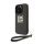 DKNY PU Leather Stack Logo iPhone 16 Pro Max tok csuklópánttal, zöld