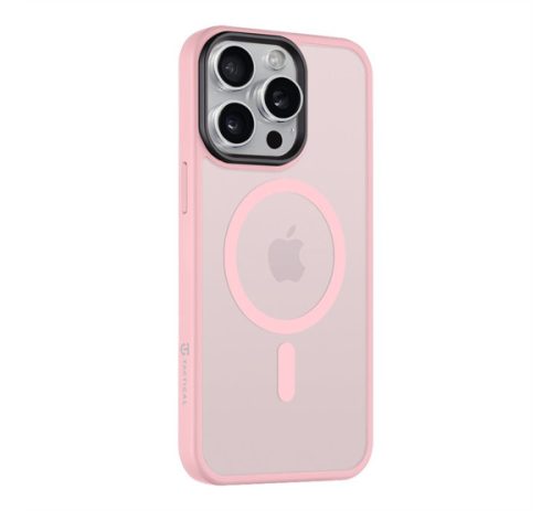 Tactical MagForce Hyperstealth iPhone 15 Pro Max hátlap tok, áttetsző/rózsaszín