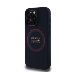   Red Bull Red Ring iPhone 14 Pro szilikon MagSafe tok, tengerészkék