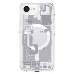   Spigen Ultra Hybrid MagFit Apple iPhone 16e tok, MagSafe, Zero One, fehér