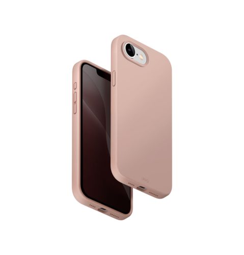 Uniq Lino Apple iPhone 16e Magsafe szilikon tok, rózsaszín