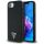 Guess Grained Triangle Apple iPhone 16e MagSafe tok, fekete
