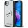 Karl Lagerfeld Fixed Glitter Ikonik Metal Pin Apple iPhone 16e hátlap tok, ezüst