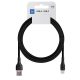 BLUE STAR ECO 3 A USB-A és USB-C kábel PJ68-25-3, 1m, fekete
