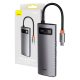 Baseus 5 az 1-ben hub USB-C - 3x USB-A 3.0 + HDMI + USB-C, PD