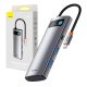 Baseus 7 az 1-ben hub USB-C - 2x USB-A 3.0 + HDMI + USB-C, PD