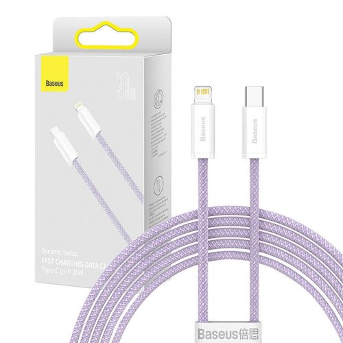 Baseus Dynamic Series USB-C - Lightning Kábel, 20W, 2m, lila