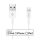Spigen Essential C10LS Apple iPhone USB / Lightning töltő- és adatkábel, 1m, fehér, MFI