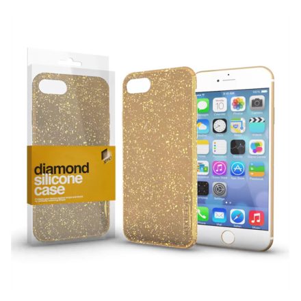 Xprotector Diamond szilikon hátlap tok, Apple iPhone SE (2020)/7/8, arany