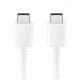 Samsung EP-DA705BWE USB-C / USB-C töltő- és adatkábel 1m , fehér, ECO csomagolásban
