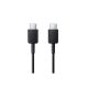 Samsung EP-DA905BBE USB-C / USB-C töltő- és adatkábel, 1m, fekete, ECO csomagolásban