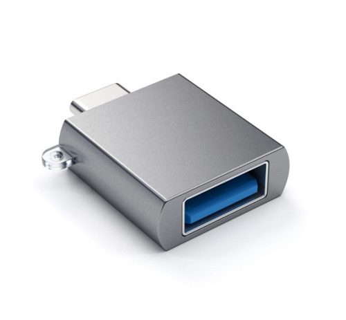 Satechi USB-C - USB-A A adapter, szürke