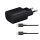 Samsung EP-TA800EBE kompatibilis hálózati töltő adapter + EP-DA905BBE USB-C kábel, fekete, ECO csomagolásban