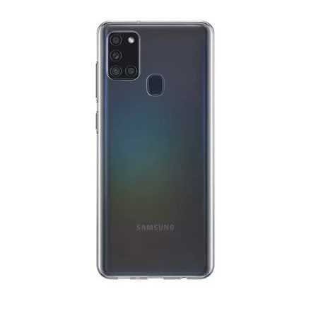 Uniq Glase Samsung Galaxy A21S, szilikon tok, átlátszó
