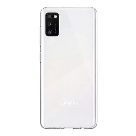 Uniq Glase Samsung Galaxy A41, szilikon tok, átlátszó