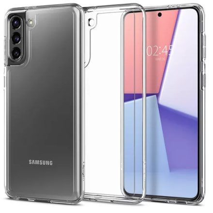 Spigen Ultra Hybrid Samsung G996 Galaxy S21+ Crystal Clear tok, átlátszó