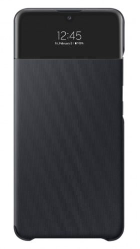 Samsung Galaxy A32 LTE LED View Cover, gyári flip tok, fekete, EF-EA325PBE