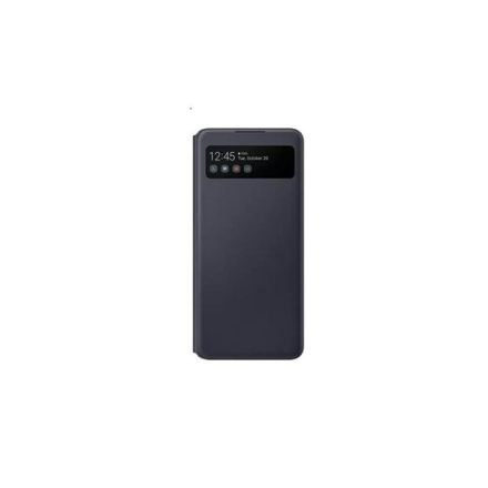 Samsung Galaxy A42 LED View Cover, gyári flip tok, fekete, EF-EA426PBE
