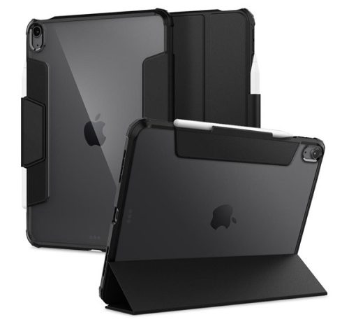 Spigen Ultra Hybrid Apple iPad Air 4 (2020) oldalra nyíló tok, fekete