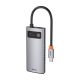 Baseus Metal Gleam USB-C Hub, 4-in-1 USB-C, USB2.0, USB3.0, HDMI