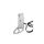 Guess PC Silver 4G Chain and Script Apple iPhone 12/12 Pro hátlap tok, átlátszó