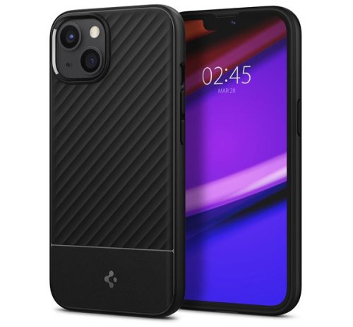 Spigen Core Armor Apple iPhone 13 Matte Black tok, fekete