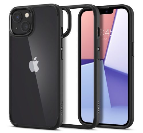 Spigen Ultra Hybrid Apple iPhone 13 Matte Black tok, fekete