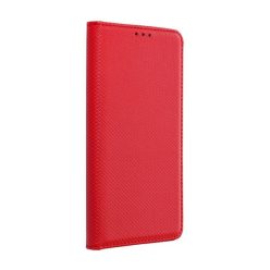 Magnet Apple iPhone 13 Pro Max mágneses flip tok, piros