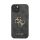 Guess PU 4G Metal Logo Apple iPhone 13 hátlap tok, szürke
