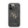 Guess PU 4G Metal Logo Apple iPhone 13 Pro Max hátlap tok, szürke