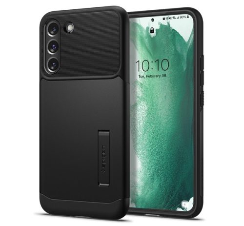 Spigen Slim Armor Samsung Galaxy S22+ Black tok, fekete