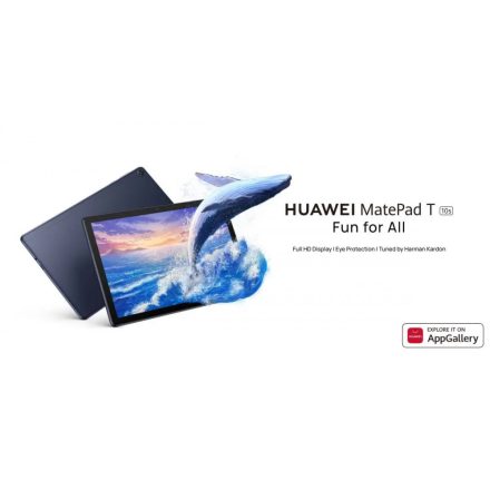 Huawei MatePad T10s Wifi, 128GB Mélytengeri Kék