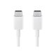 Samsung EP-DX310JW USB-C / USB-C töltő- és adatkábel, 1.8m, 3A, fehér