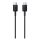 Samsung EP-DN975BBE kompatibilis USB-C / USB-C töltő- és adatkábel, 1m, 5A, fekete, Eco csomagolás