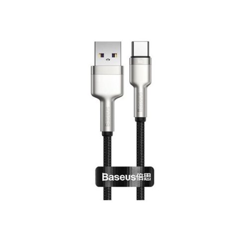 Baseus Cafule USB-C gyorstöltő töltő- és adatkábel, 0,25m, fekete