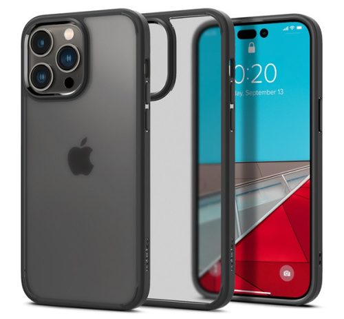 Spigen Ultra Hybrid Apple iPhone 14 Pro Max tok, Matte Black, fekete