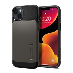   Spigen Slim Armor Mag Apple iPhone 14 Gunmetal MagSafe tok, szürke