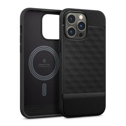   Caseology Parallax Mag Apple iPhone 14 Pro Matte Black MagSafe tok, fekete