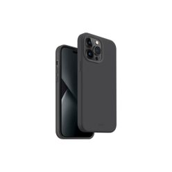   Uniq Lino Hue Apple iPhone 14 Plus, MagSafe szilikon tok, fekete