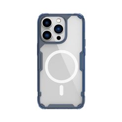   Nillkin Nature Pro Magnetic Apple iPhone 14 Pro Max szilikon tok, kék