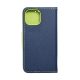 Fancy Apple iPhone 14 Pro flip tok, kék-lime