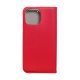 Magnet Apple iPhone 14 mágneses flip tok, piros