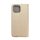 Magnet Apple iPhone 14 mágneses flip tok, arany